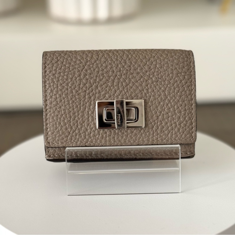 Fendi Peekaboo Trifold Compact Wallet